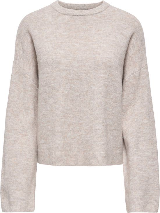 Only Trui Onlsimoni L/s O-neck Pullover Knt N 15368976 Pumice Stone Dames Maat - S