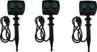 Merkloos Benson Tuinstekkerdoos / Tuincontactdozen op Spies - 3x - Met Timer - Tijdschakelaar - IP44 Spatwaterdicht - 1.5 Meter