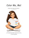 Color Me, Me! Italian Heritage Girl Edition Activity & Coloring Book