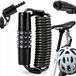 Wozinsky WBN-01R Antivol de vélo Noir - Code à 4 chiffres, 1,5 m