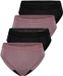 Schiesser Periodenslip Schiesser Care Vrouwen Lila, Schwarz Effen 4 stuk(s)