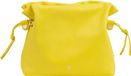 DuDu Sac à main jaune Sac bandoulière en cuir naturel, modèle 534607148, bandoulière réglable, fermeture magnétique, 26x22,5x9 cm