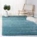 Safavieh Milan Shag Collection Waterblauw 91 x 91 cm