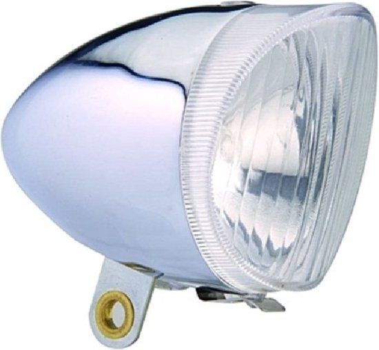 Union Koplicht Koplamp - Staal Chroom - Voor Dynamo - Zilver