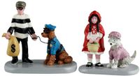 LEMAX Spooky Town - Trick-or-Treat Companions - Set van 2