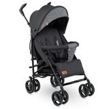 Lionelo IRMA Lichtgewicht en opvouwbare kinderwagen tot 15 kg (ca. 3 jaar) met ligfunctie, 5-punts harnas, grote wielen van 15 cm, muggennet, grote mand en capuchon, draaibare handgrepen