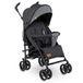 Lionelo IRMA Lichtgewicht en opvouwbare kinderwagen tot 15 kg (ca. 3 jaar) met ligfunctie, 5-punts harnas, grote wielen van 15 cm, muggennet, grote mand en capuchon, draaibare handgrepen