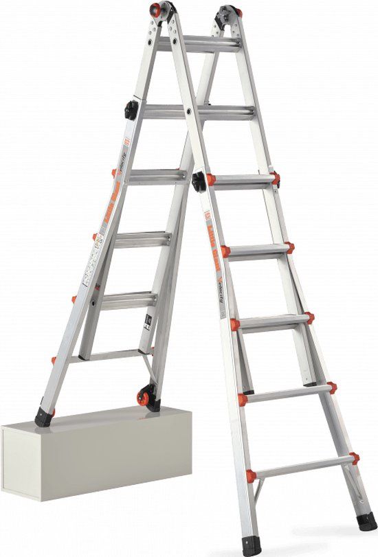 Altrex Vouwladder 4x6 - 691 cm - 6 treden/sporten per deel - 5 jaar garantie