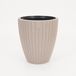 VITA bloempot Mika 30cm doorsnee taupe