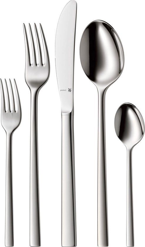 WMF Sonic Bestekset Cromargan Protect 66-delig - RVS - 12 personen