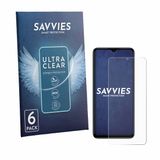 Savvies Screenprotector voor Itel Zeno 100 - Folie Beschermfolie transparant 6 Stuks