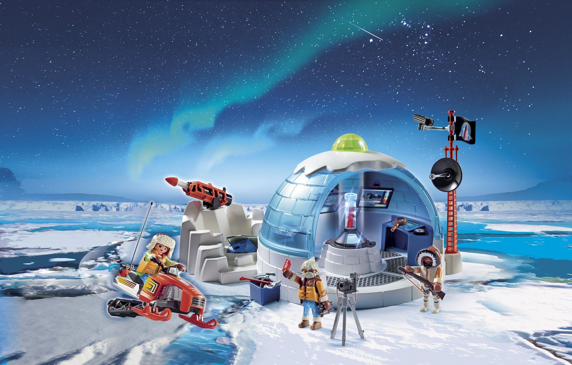 PLAYMOBIL Sports & Action Arctic Expedition Headquarters - 9055