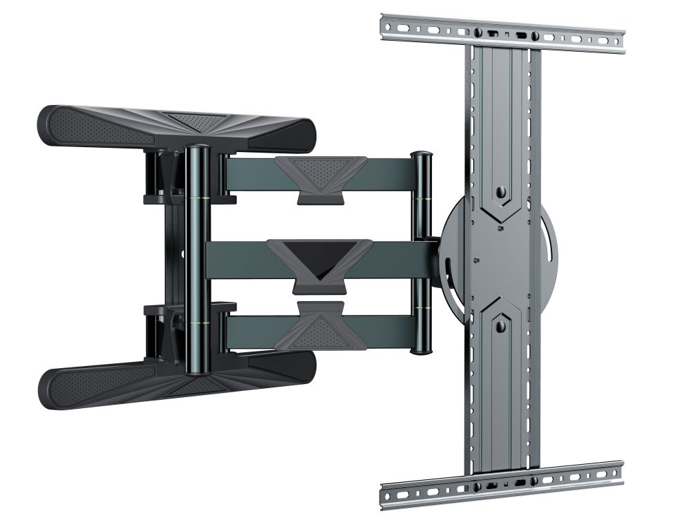 Gembird WM-80STR-01 TV Beugel - Draaibaar en Kantelbaar - 40-80 inch - Staal