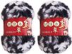 Relentless Gear 100g Faux Fur Fil à tricoter - Blanc Polyester