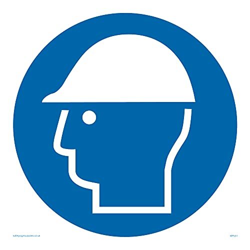 Viking Signs Pack van vijf - Hard Hat Symbool Alleen Teken - 150x150mm - S15