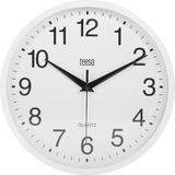 Teesa TSA0037 Wandklok - 25 cm - Wit