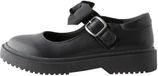 Next - Meisjes - Stoere Mary Jane-schoolschoenen met strik en wijde pasvorm (G) - Zwart