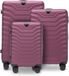PEAFOWL COLLECTIE Wings Peafowl Collectie Kofferset - 3 Stuks - ABS+ - Burgundy