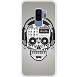 Samsung Galaxy S9 Versterkt hard hoesje - ontwerp skull music