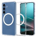 Spigen Crystal Hybrid MagFit Samsung Galaxy S25 Hoesje Back Cover Wit