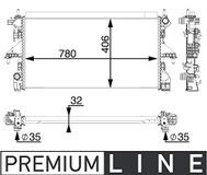 MAHLE CR806000P Behr Premium Line koelvloeistofkoeler