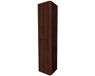Saniclass Terra Edge Hoge Kast - 40x35x170cm - ribbel - kastanje (walnoot)