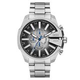 Diesel MEGA CHIEF SLIM Heren Horloge 48 mm - Zilverkleurig