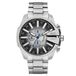 Diesel MEGA CHIEF SLIM Heren Horloge 48 mm - Zilverkleurig