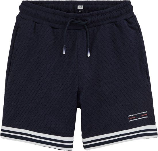 WE Fashion Jongens regular fit short met contrast