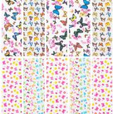 Allepaznokcie 4 Seasons - Transferfolie Set - 10x100 cm - Bloemen- en Natuurmotieven