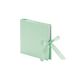Rössler Papier 13161147656 - Fotoringbuch mit Schleife, 230 x 210 mm, 2 Ringe, 50 Seiten, Mint, 1 Stück