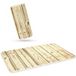 SOLDELA Tapis de bain en diatomite - Absorbant, antidérapant et antibactérien - 60 x 39 cm - Effet bois
