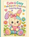 Cute & Cozy Patchwork Creatures Coloring Book