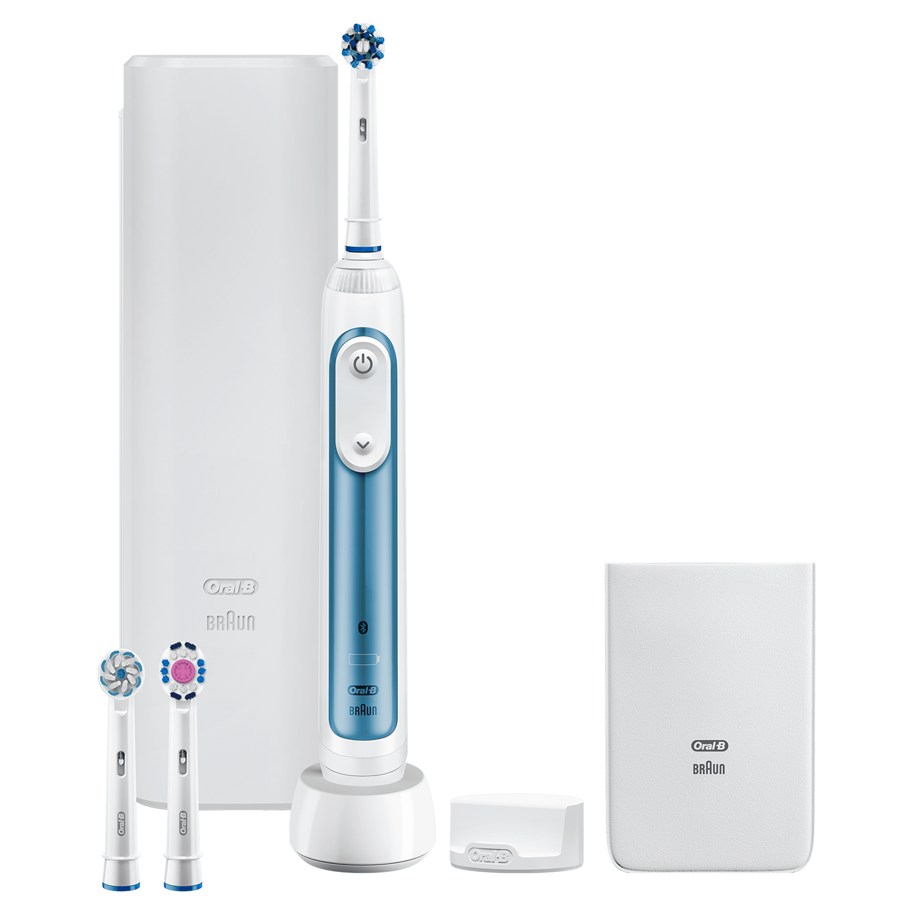 Oral-B Smart 6 6200W Blauw Elektrische Tandenborstel Powered By Braun wit, blauw