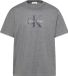 Calvin Klein Jeans Heren T-shirt XS Katoen Korte Mouw Grijs