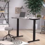 Germania Bureautafel Hermoso | 140 x 80 x 120 cm | Grijs-zwart