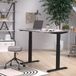 Germania Bureautafel Hermoso | 140 x 80 x 120 cm | Grijs-zwart