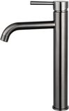 FortiFura Calvi wastafelkraan - 33.9cm - Verhoogd - Opbouw - Gunmetal