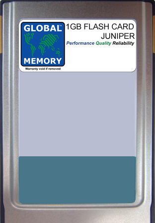 GLOBAL MEMORY 1GB FLASH CARD GEHEUGEN VOOR JUNIPER SRP5 / SRP10 / ERX-700 / ERX-710 / ERX-1410 / ERX-1440 ROUTERS (ERX-F1G40G-FRU)