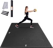 VEVOR Trainingsmat Antislip Yogamat Gymgymnastiekmat 2,1x1,5m