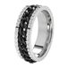 ZIPPO – Kettingring – roestvrij stalen ring, met schakelketting, in verschillende maten, in hoogwaardige geschenkdoos