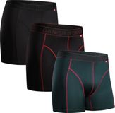 DANISH ENDURANCE Sportonderbroeken Heren - Quick Dry - Sport Boxershorts - 3 pack - Meerkleurig - Maat S