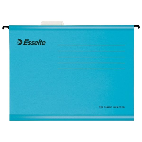 Esselte Classic Verstevigd ophangbestand, A4, 25 stuks, blauw