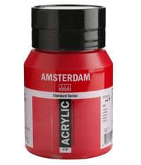 Royal Talens Amsterdam Standard acrylverf 500 ml Rood Fles