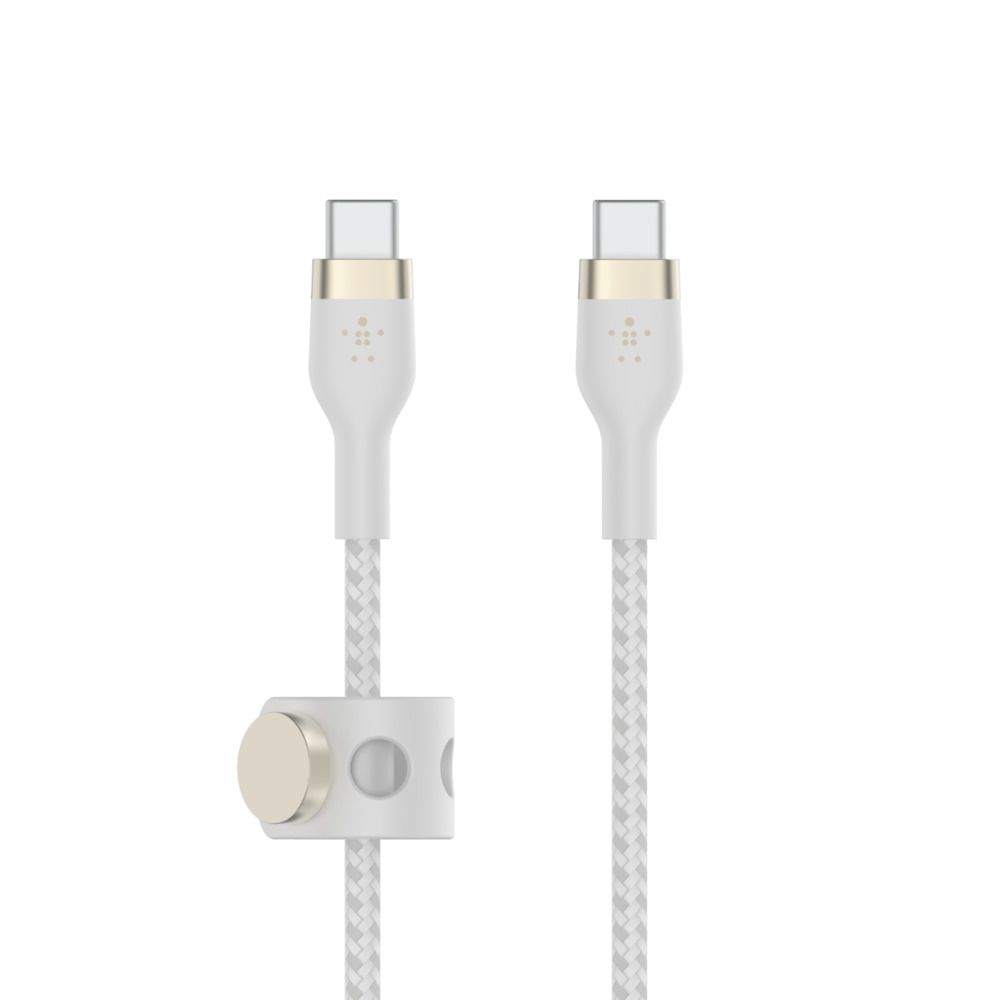 Belkin BOOST↑CHARGE PRO Flex USB-C naar USB-C Kabel - 1m - Wit