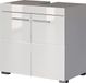 Trendteam Smart Living meuble sous vasque Ainzi 60 x 56 x 34 cm blanc laqué brillant