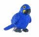 Wild Republic Macaw knuffel - blauw - pluche - 12 cm