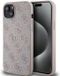 Guess 4G Back Case (MagSafe Compatible) - Geschikt voor Apple iPhone 14 (6.1") - Rose