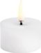 Uyuni LED Rustieke Kaars Wit - Melted Smooth 5x2,8cm