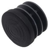 Adsamm INS-R-BL-30-100 INS-R-BL-30 100 x lamellenstop, zwart, Ø 30 mm